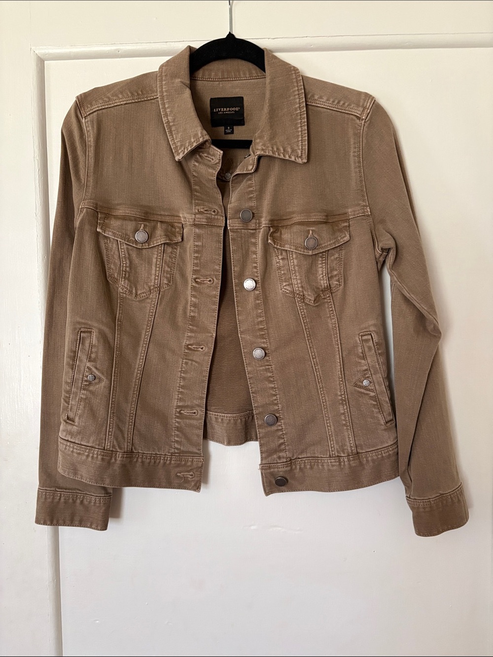 Liverpool Women's Tan Denim Jacket